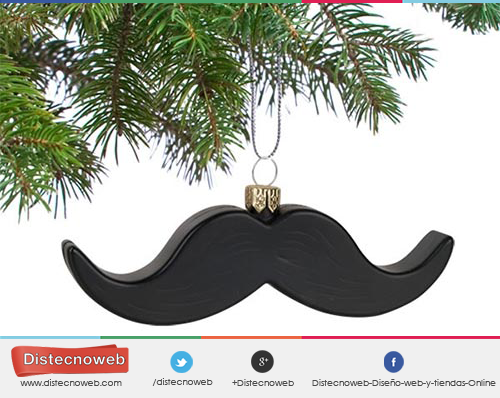 Decoracion navidad Mostacho o bigotes