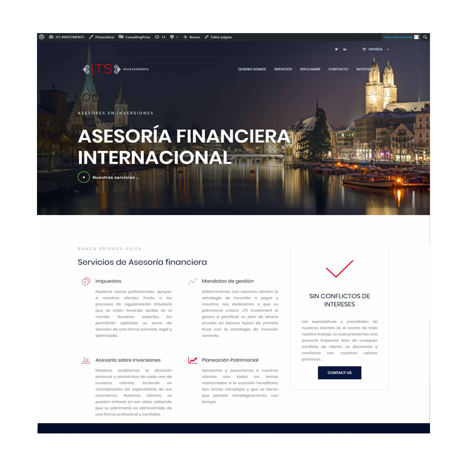 Asesoría financiera internacional